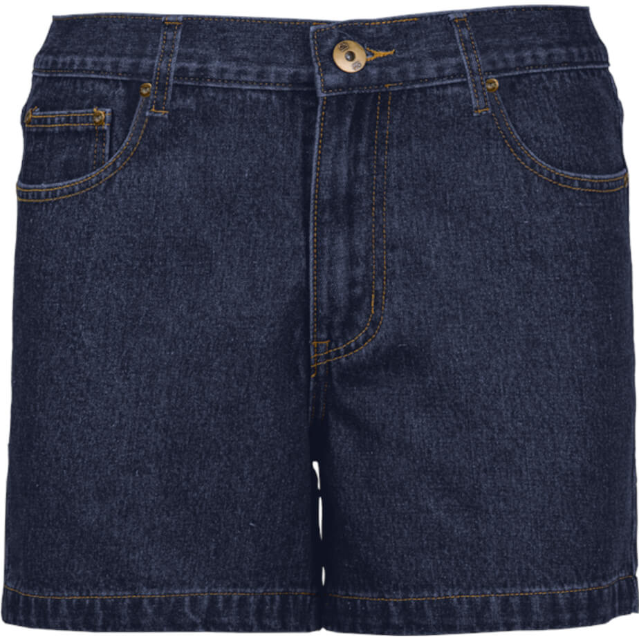 Bundu Denim Shorts Blue Front